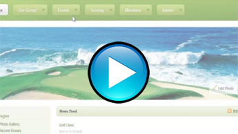Golf Group Manager Software Video